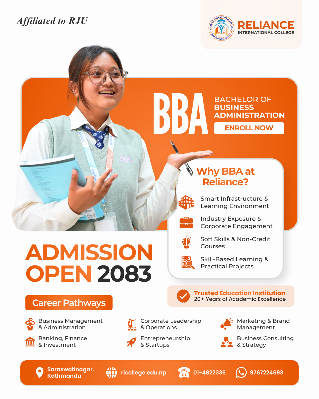 RC admission campaign design, variation 4